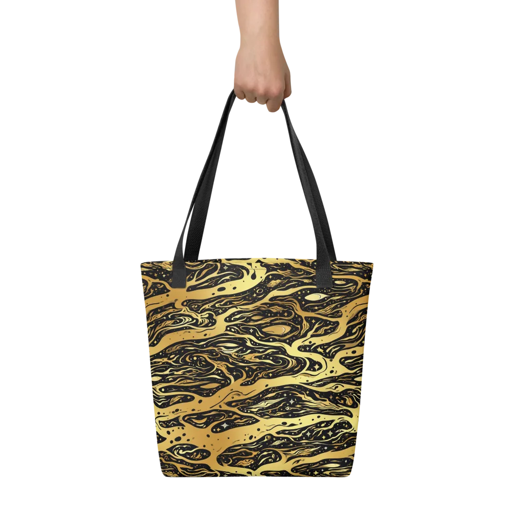 Gilded Nebula on Tote Bag — Front