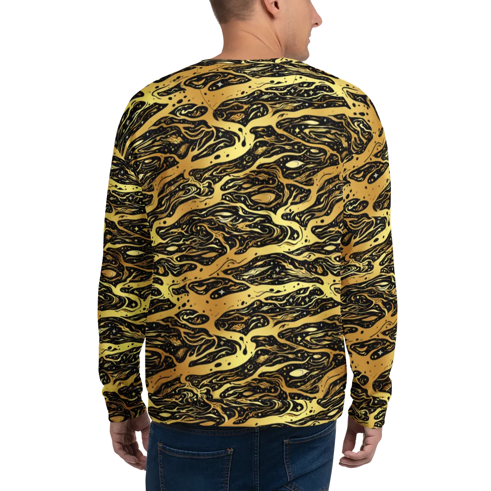 Gilded Nebula on Sweatshirt — Back