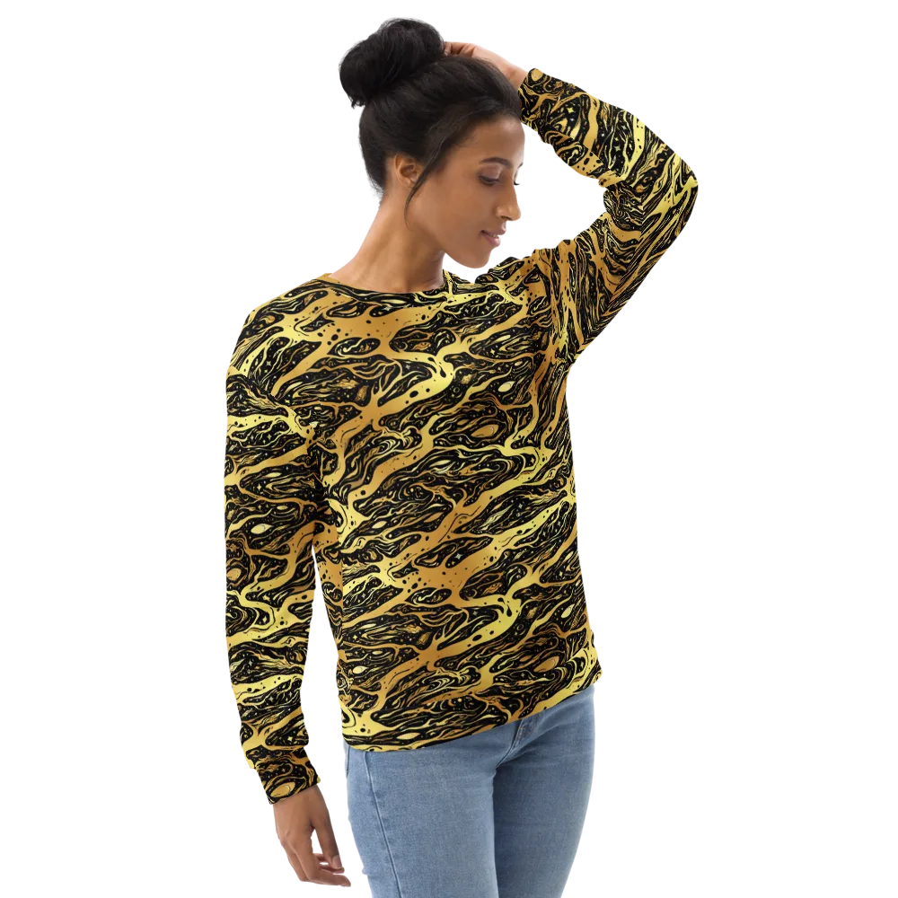 Gilded Nebula on Sweatshirt — Right Front
