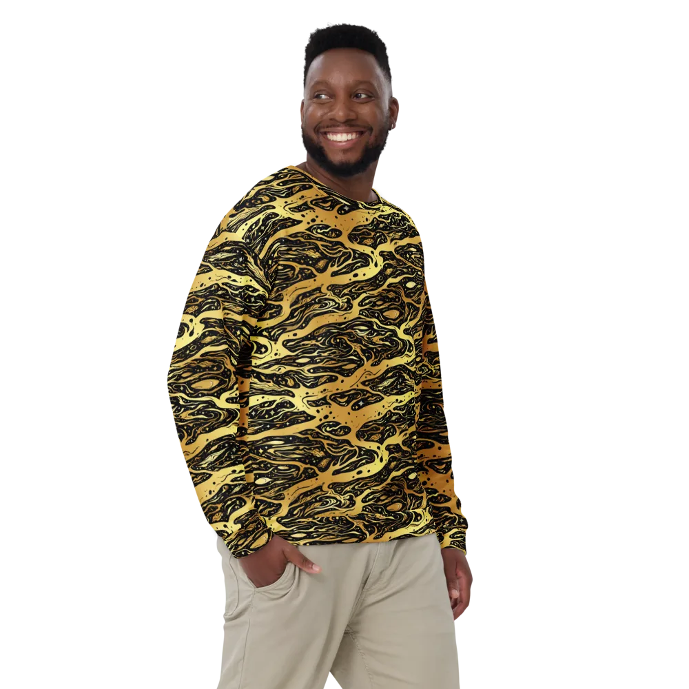 Gilded Nebula on Sweatshirt — Front