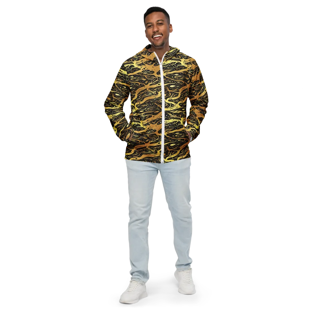 Gilded Nebula on Men's Windbreaker — Front