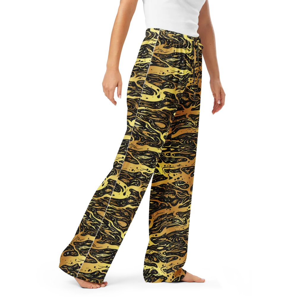 Gilded Nebula on Women's Pajama Pants — Right Front