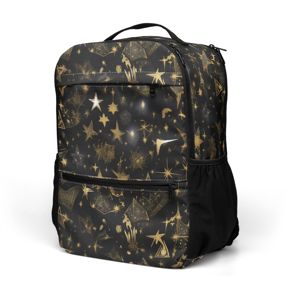 Gilded Stardust on Utility Backpack — Left Front