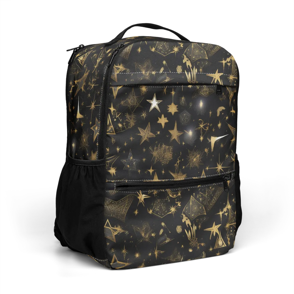 Gilded Stardust on Utility Backpack — Right Front