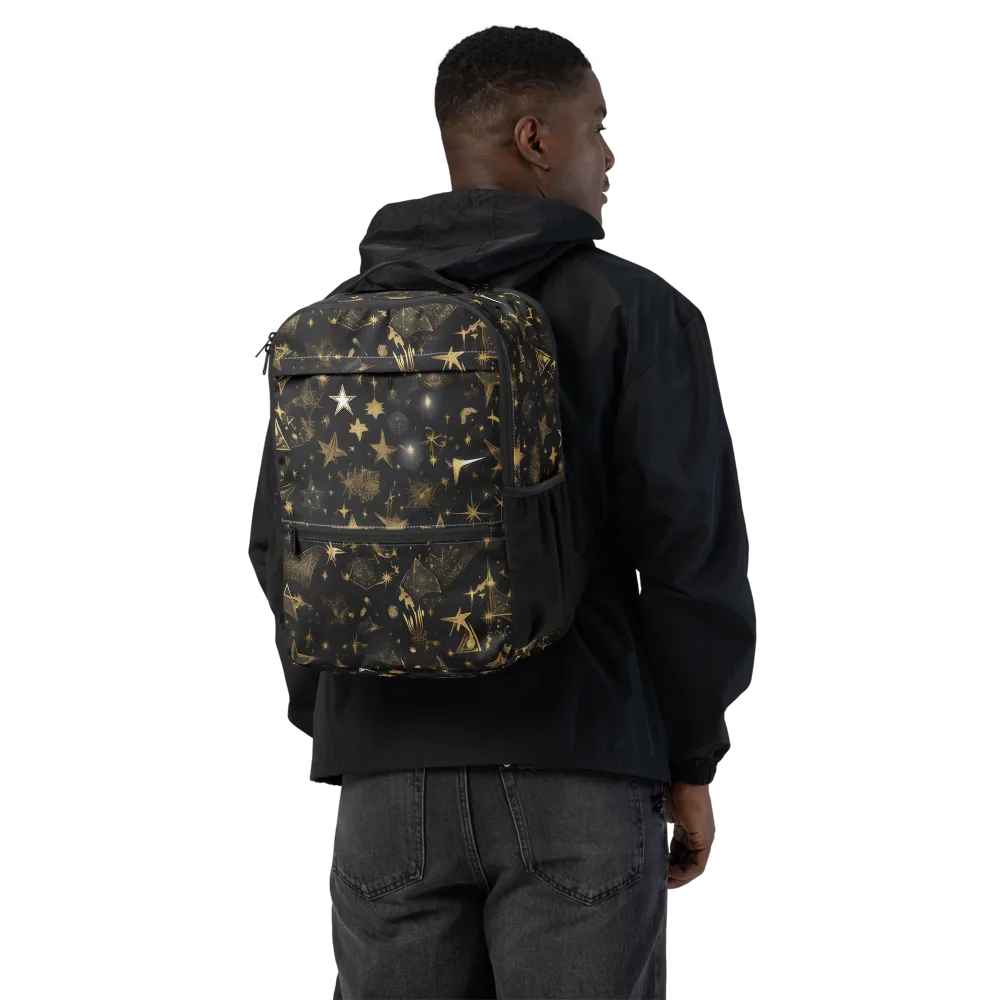 Gilded Stardust on Utility Backpack — Back