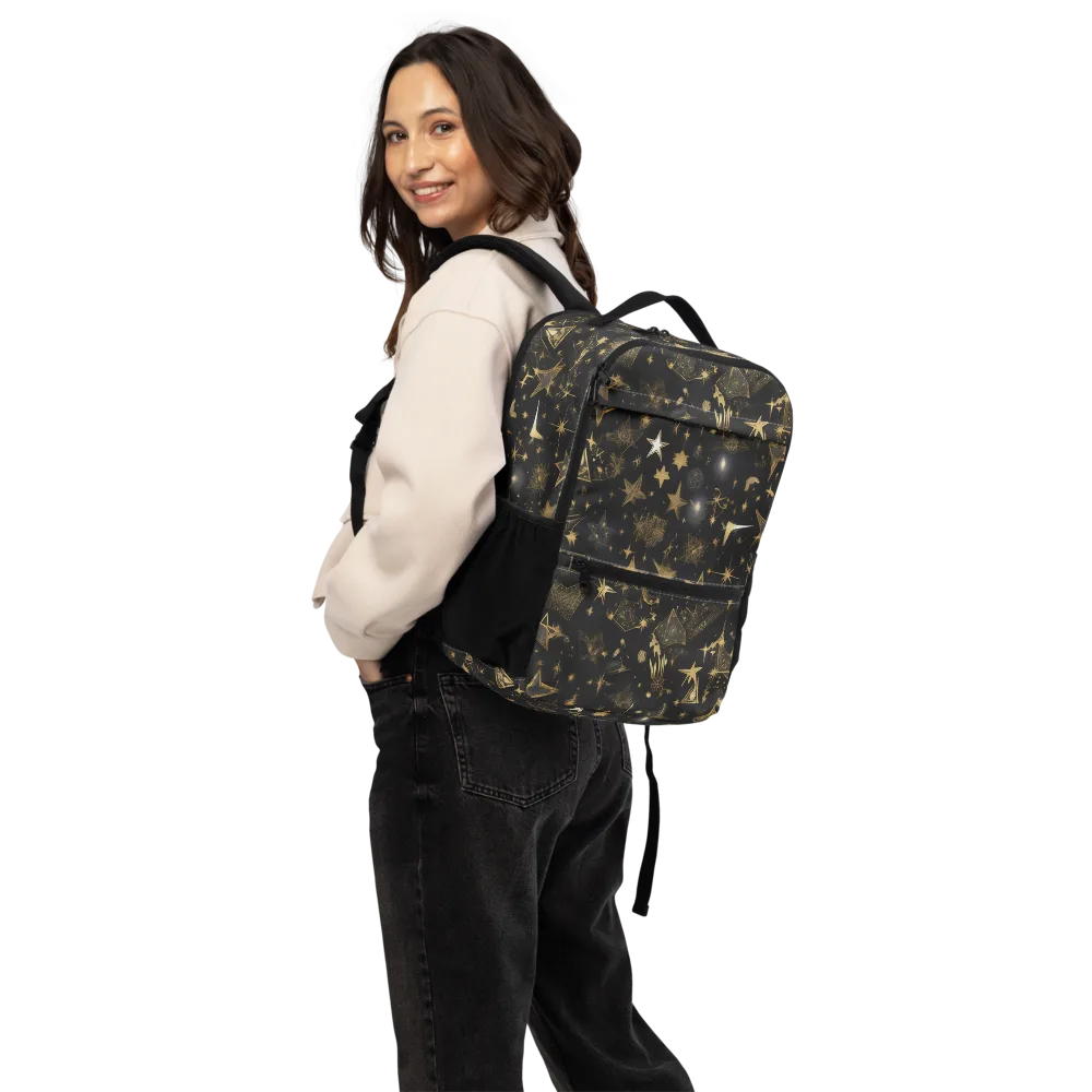Gilded Stardust on Utility Backpack — Back