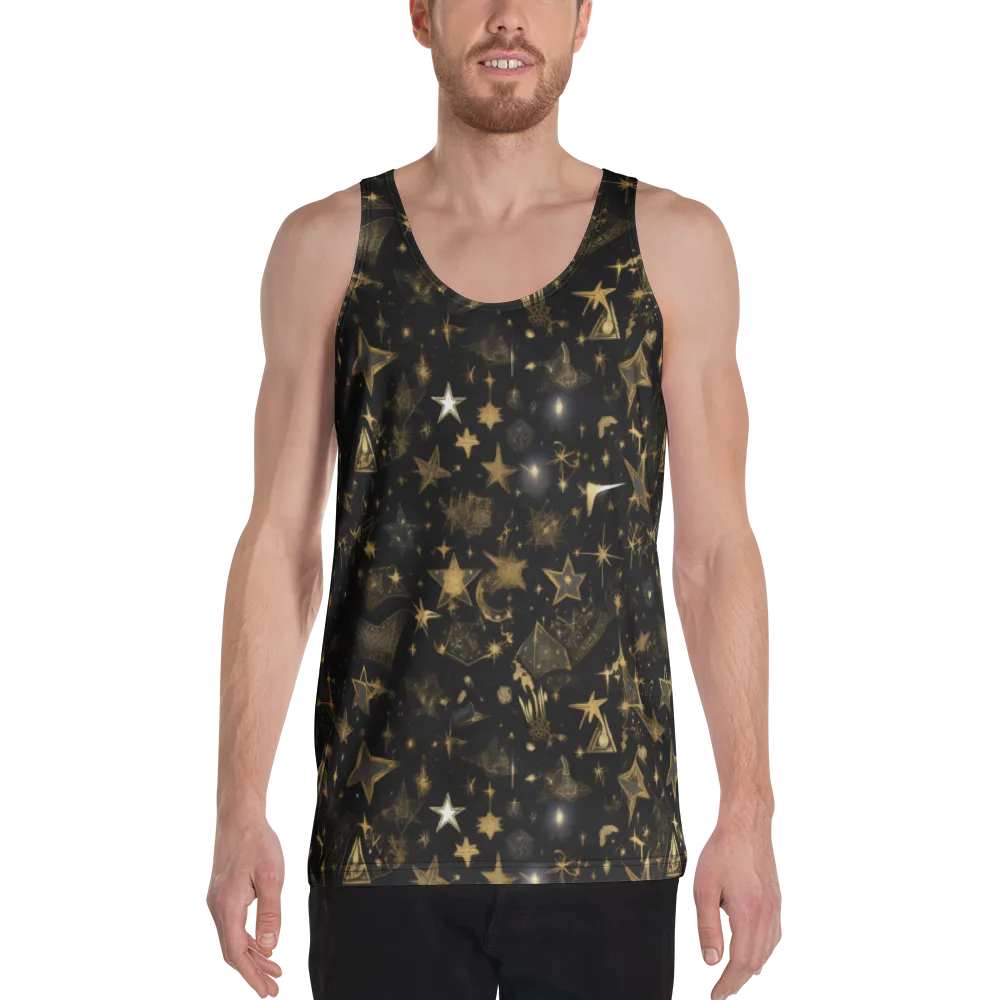 Gilded Stardust on Men's Tank Top — Front