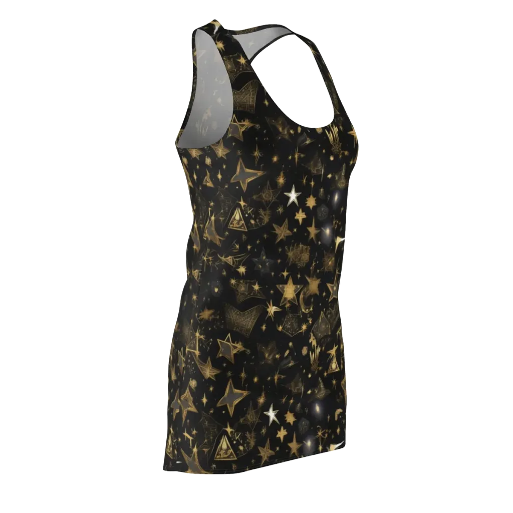 Gilded Stardust on Racerback Dress — Front Side