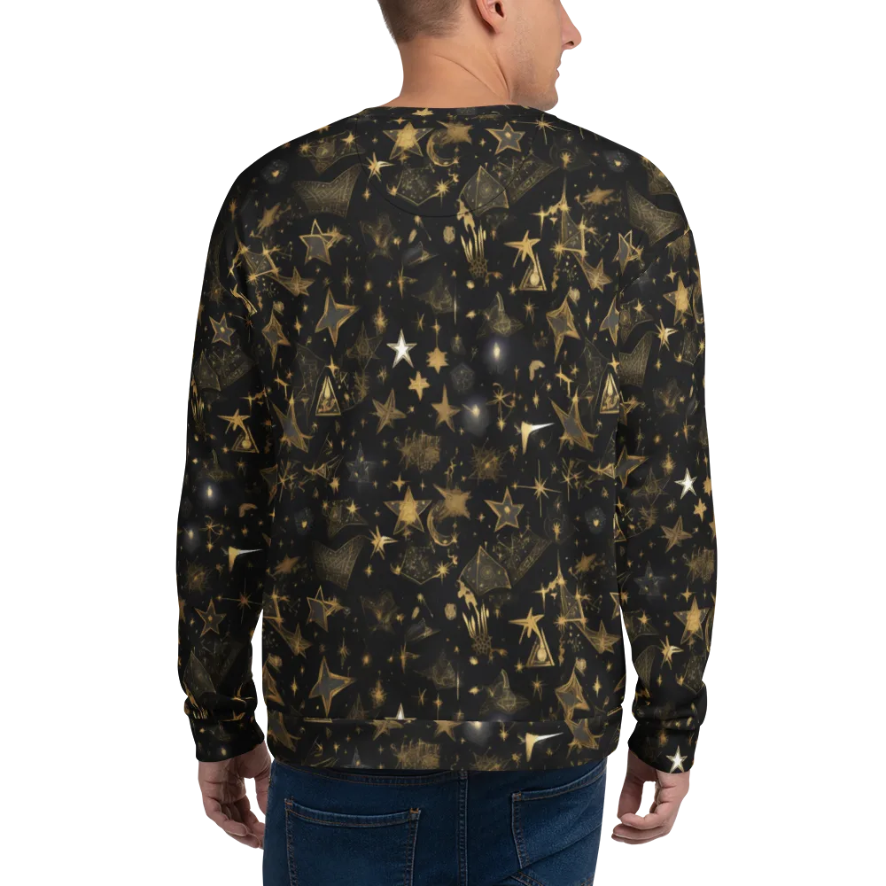 Gilded Stardust on Sweatshirt — Back