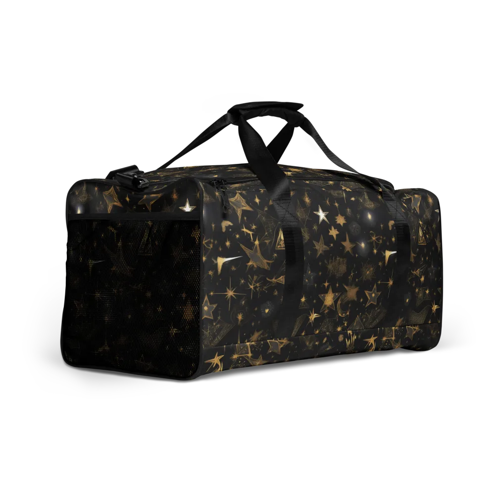 Gilded Stardust on Duffle Bag — Right Front