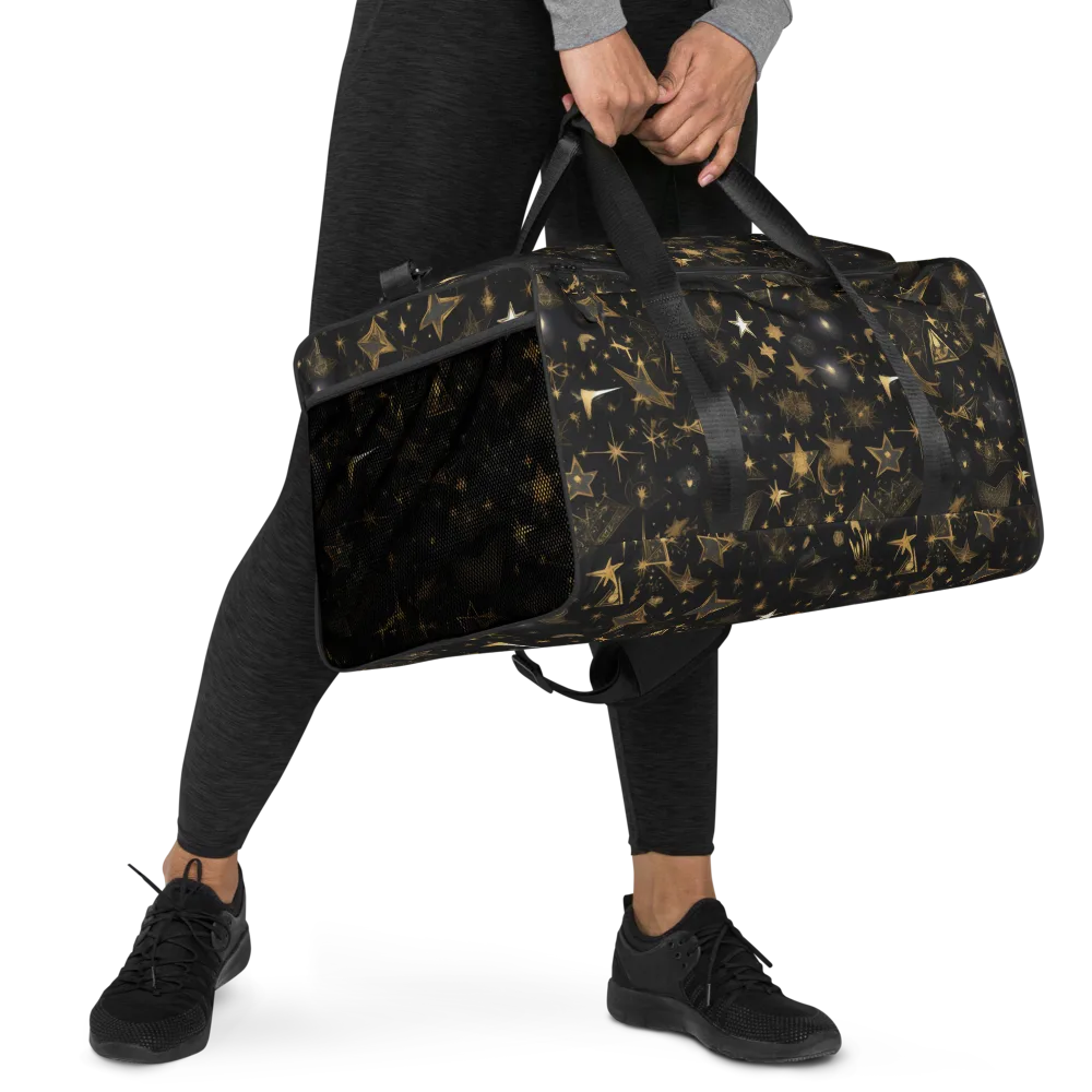 Gilded Stardust on Duffle Bag — Right Front