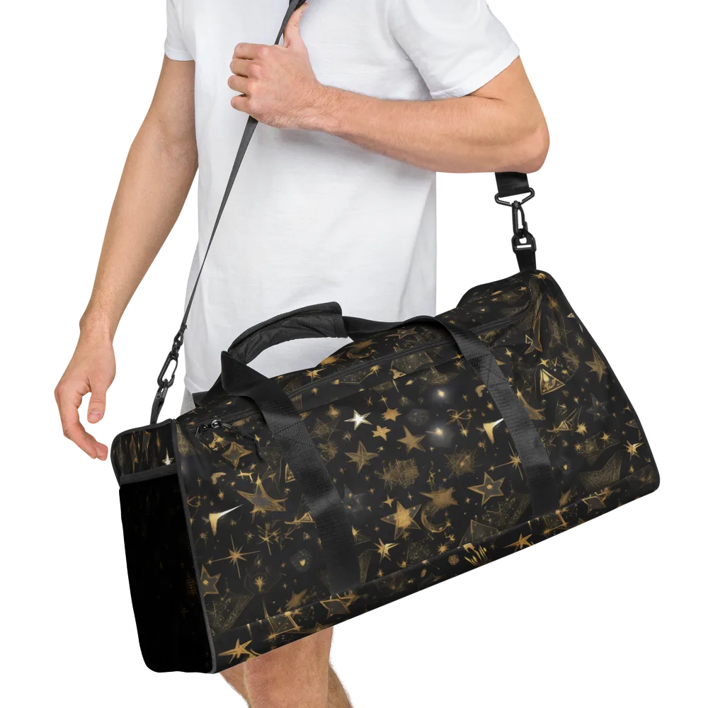 Gilded Stardust on Duffle Bag — Right Front