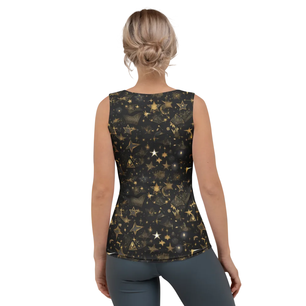 Gilded Stardust on Women's Tank Top — Back