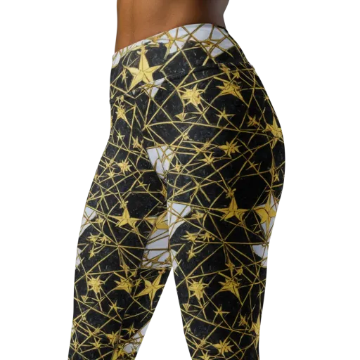 Gilded Thorn on a Yoga Leggings