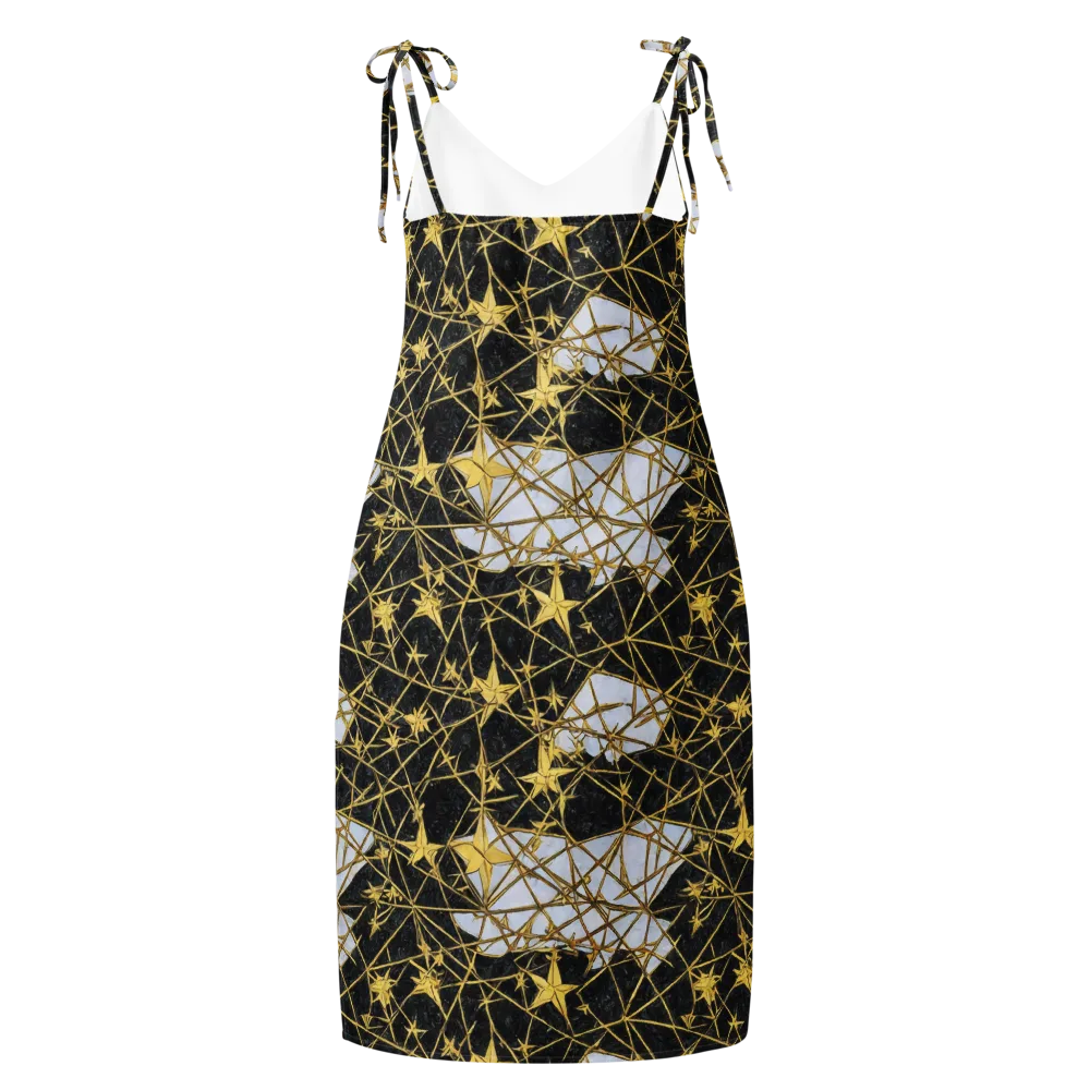 Gilded Thorn on Slip Dress — Back