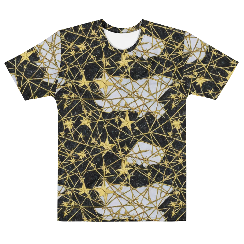 Gilded Thorn on Men's Cotton Crew Neck T-Shirt — Front