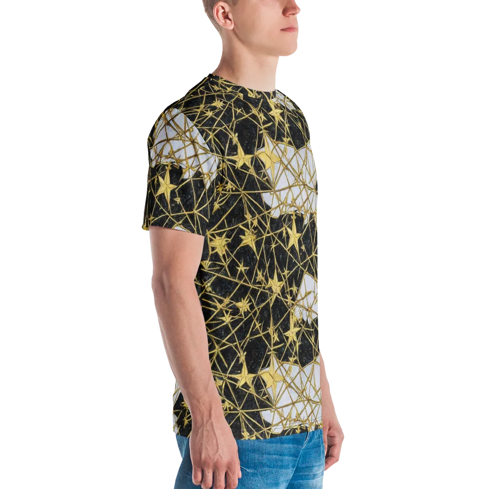 Gilded Thorn on Men's Crew Neck T-Shirt — Right