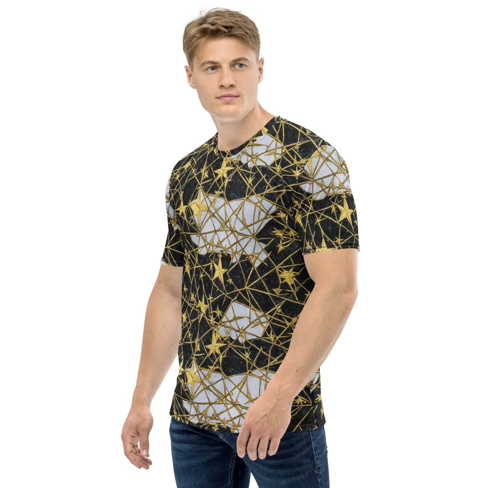 Gilded Thorn on Men's Crew Neck T-Shirt — Left