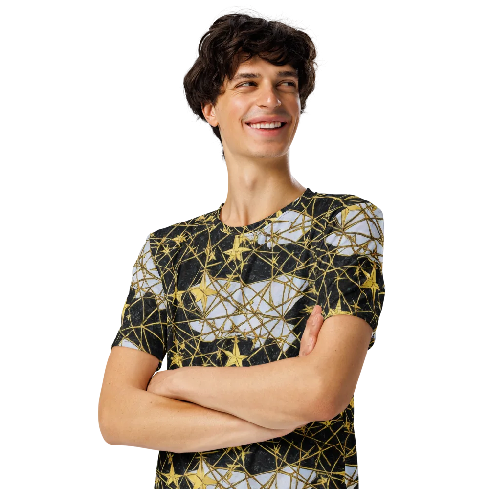 Gilded Thorn on Men's Crew Neck T-Shirt — Left Front
