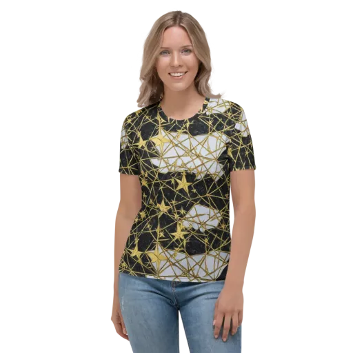 Gilded Thorn on a Women's Crew Neck T-Shirt