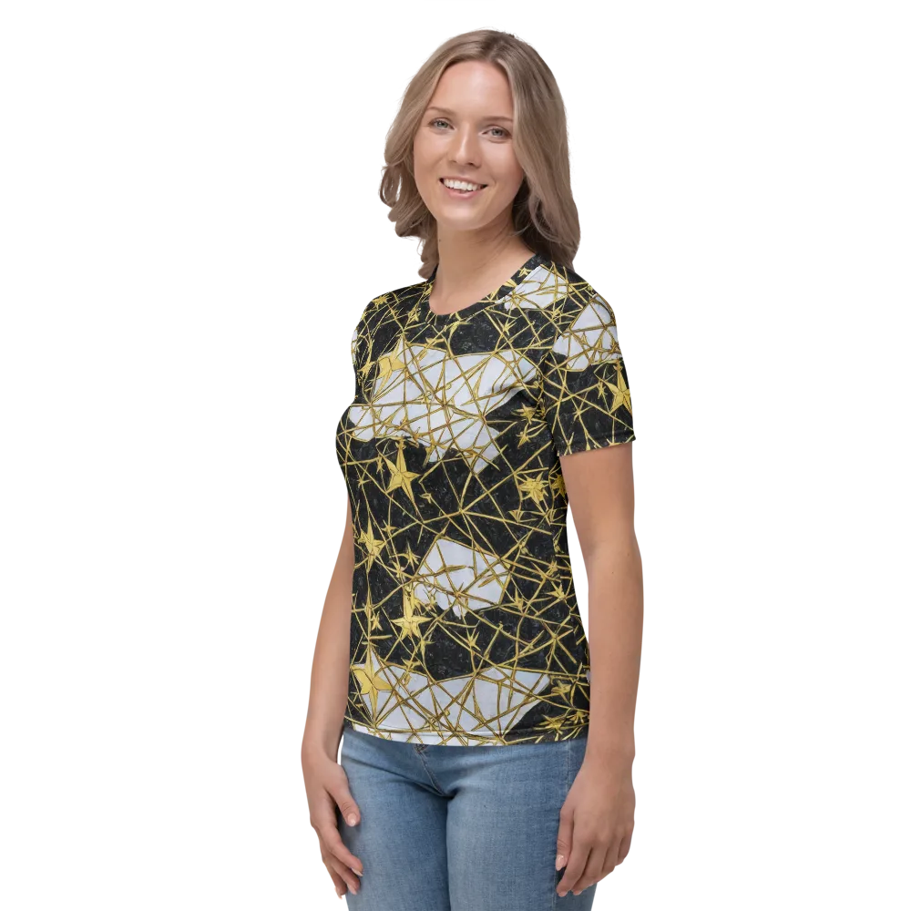 Gilded Thorn on Women's Crew Neck T-Shirt — Left