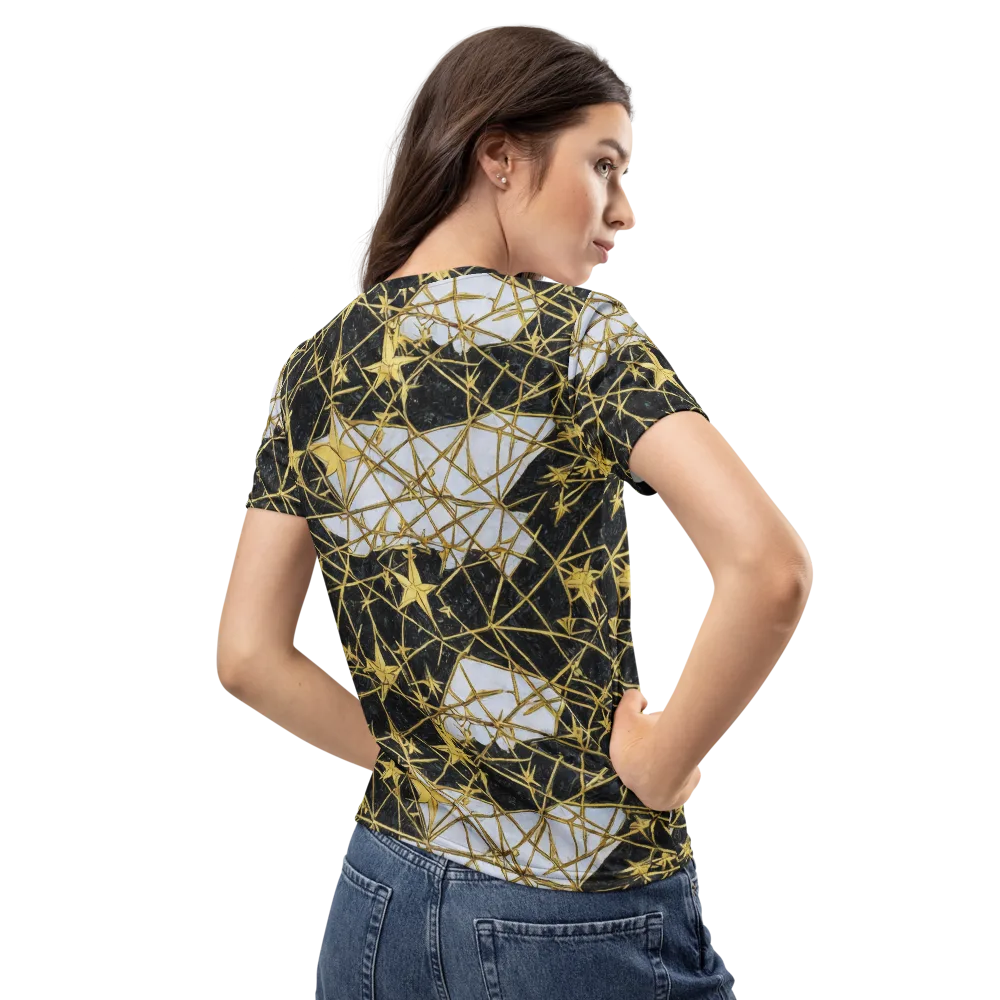 Gilded Thorn on Women's Crew Neck T-Shirt — Back