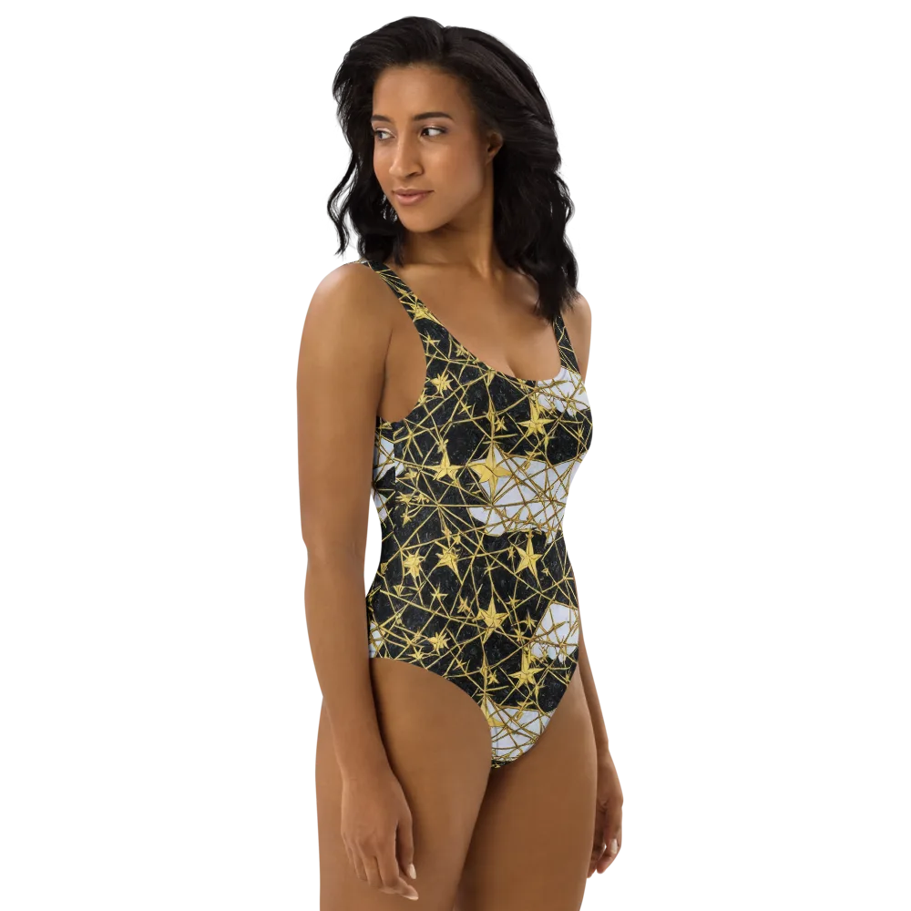 Gilded Thorn on One-Piece Swimsuit — Right