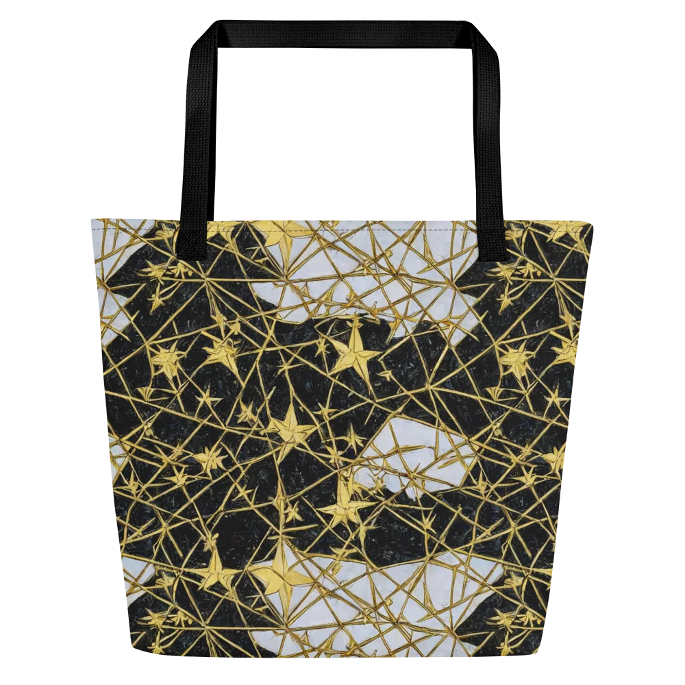 Gilded Thorn on Large Tote Bag W/ Pocket — Front