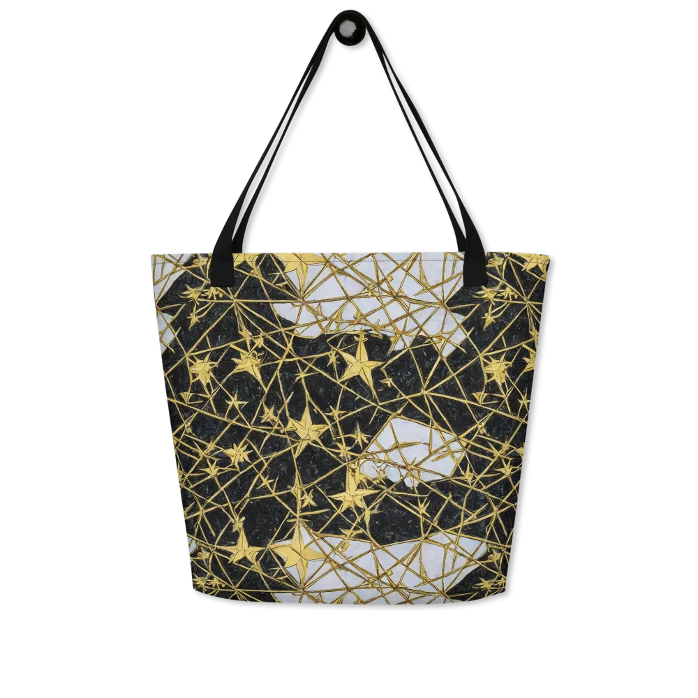 Gilded Thorn on Large Tote Bag W/ Pocket — Front