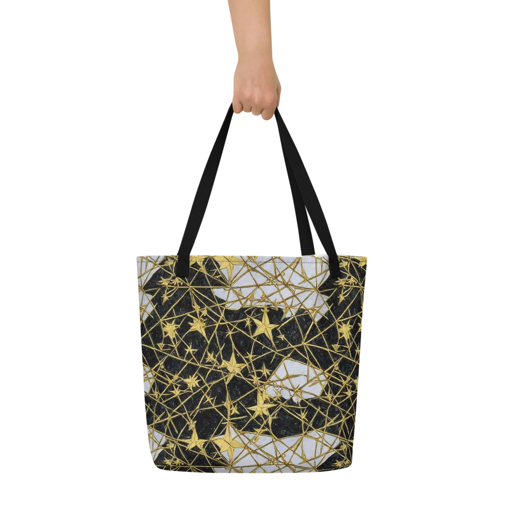 Gilded Thorn on Large Tote Bag W/ Pocket — Front