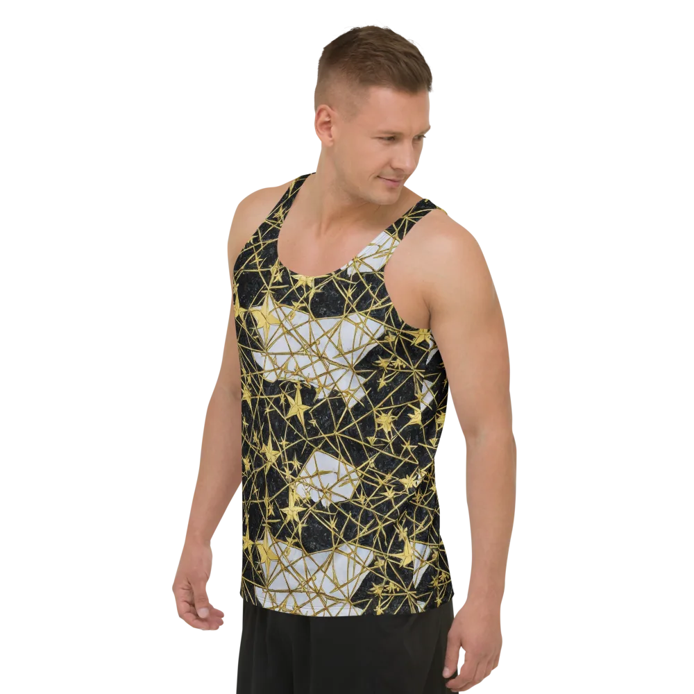 Gilded Thorn on Men's Tank Top — Left Front