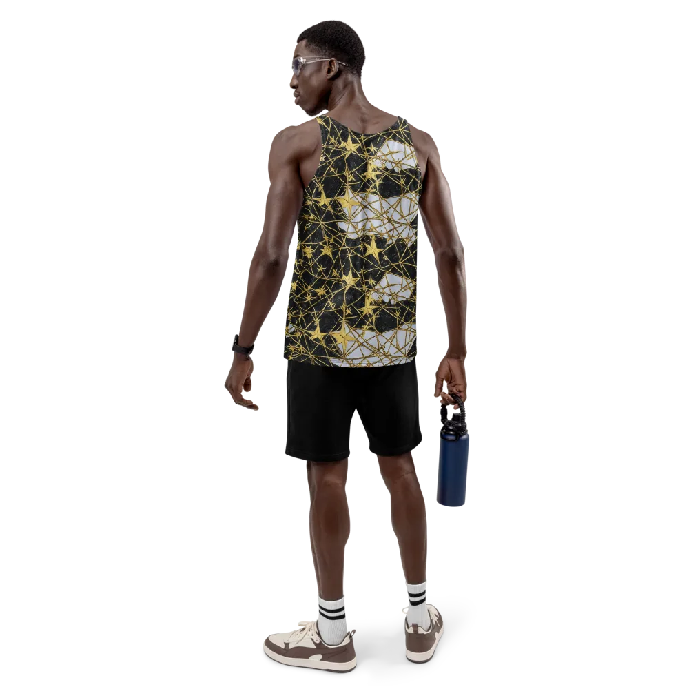 Gilded Thorn on Men's Tank Top — Back