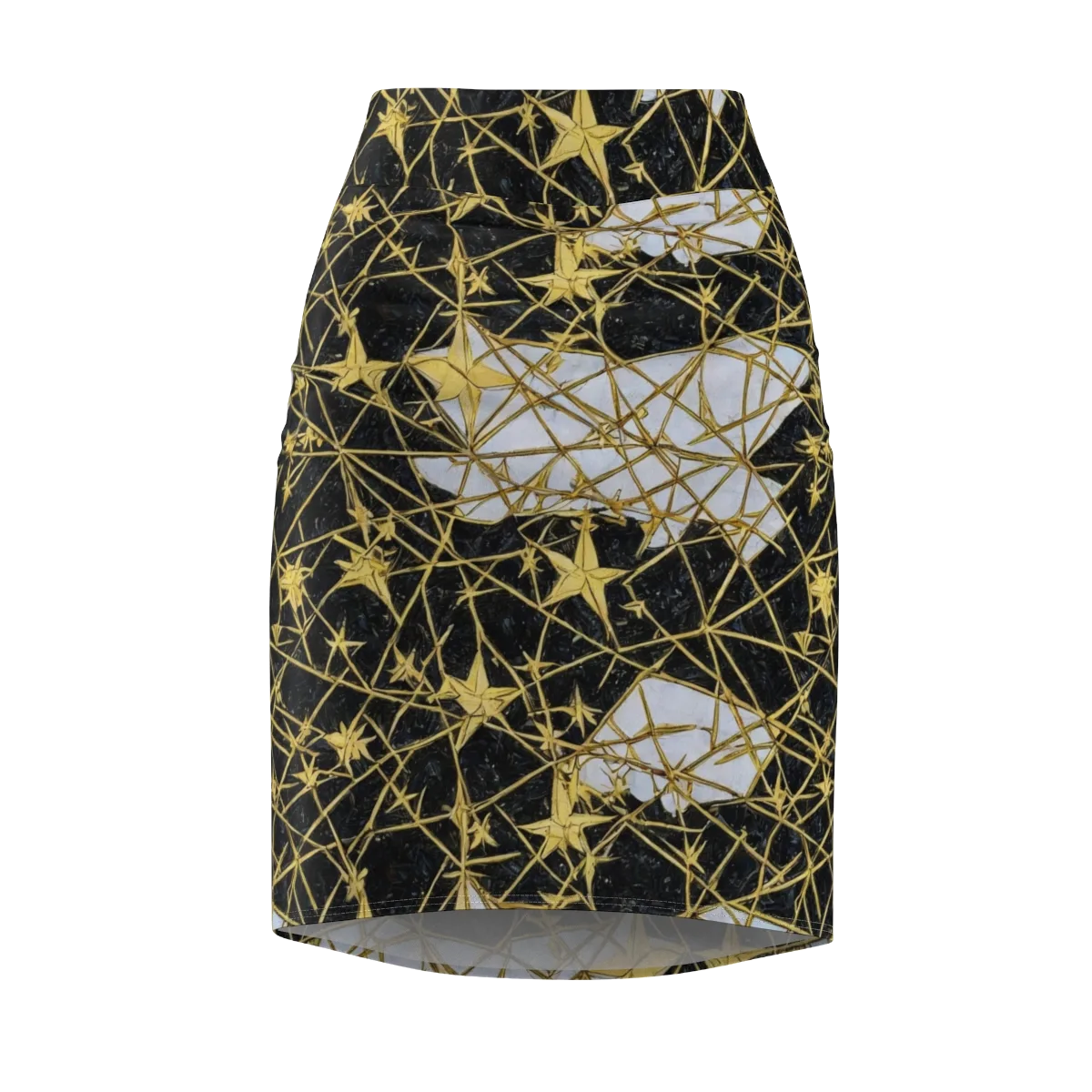Gilded Thorn on Pencil Skirt — Front