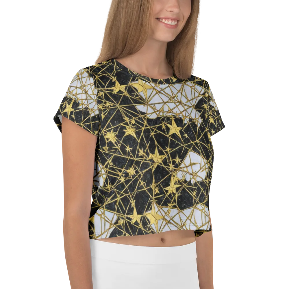 Gilded Thorn on Crop Tee — Right