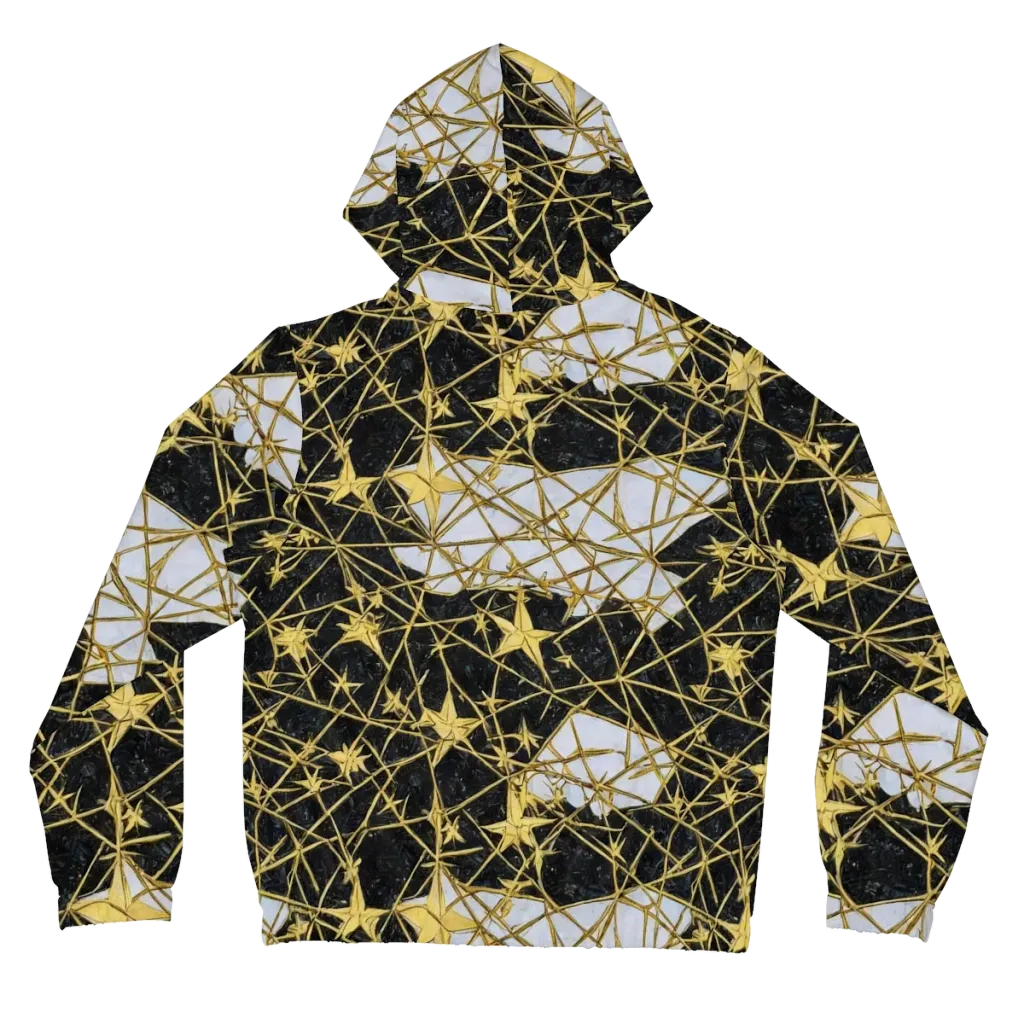 Gilded Thorn on Women's Full-Zip Hoodie — Back