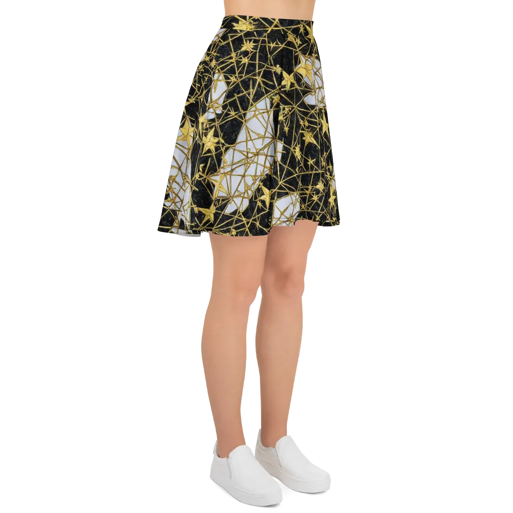 Gilded Thorn on Skater Skirt — Right