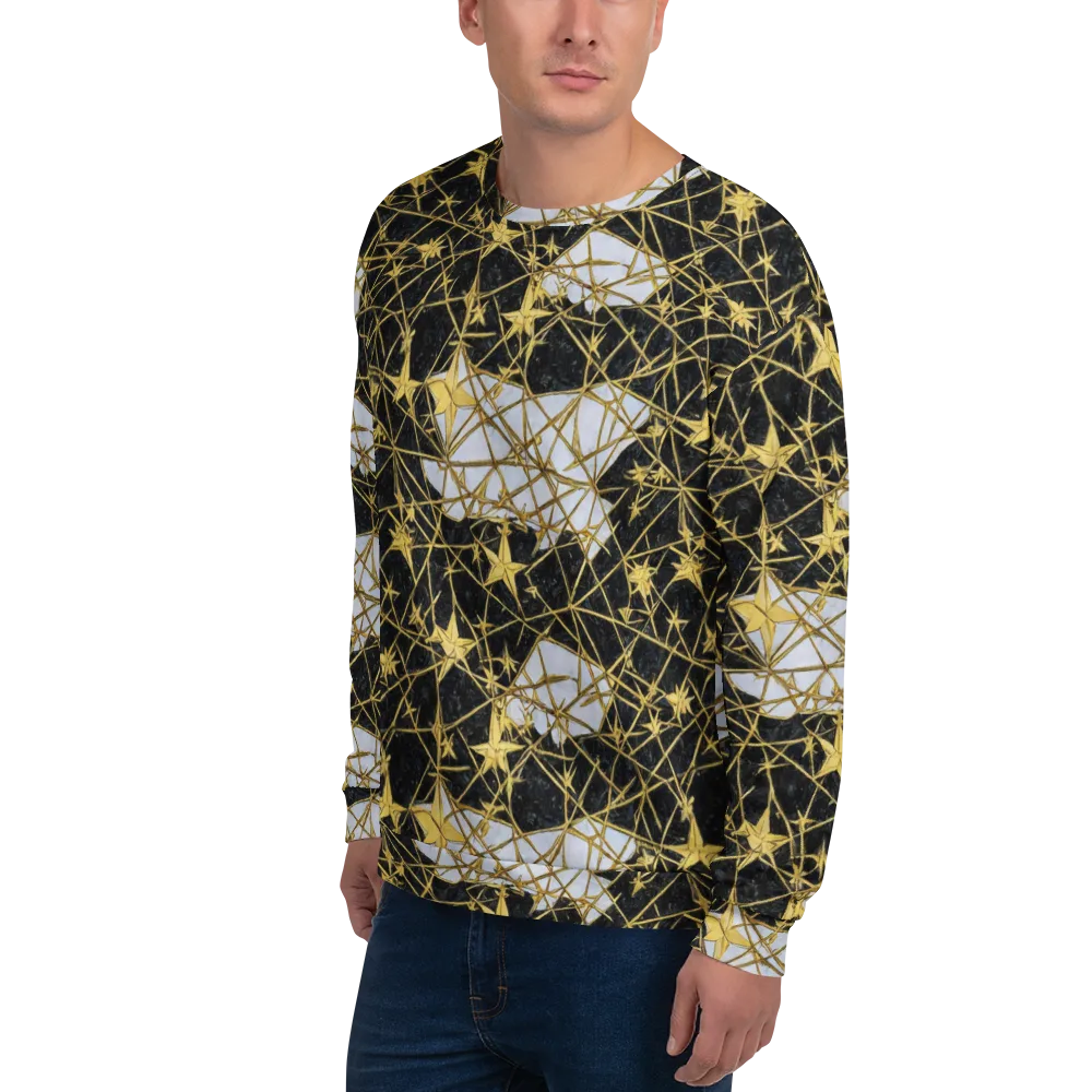 Gilded Thorn on Sweatshirt — Left Front