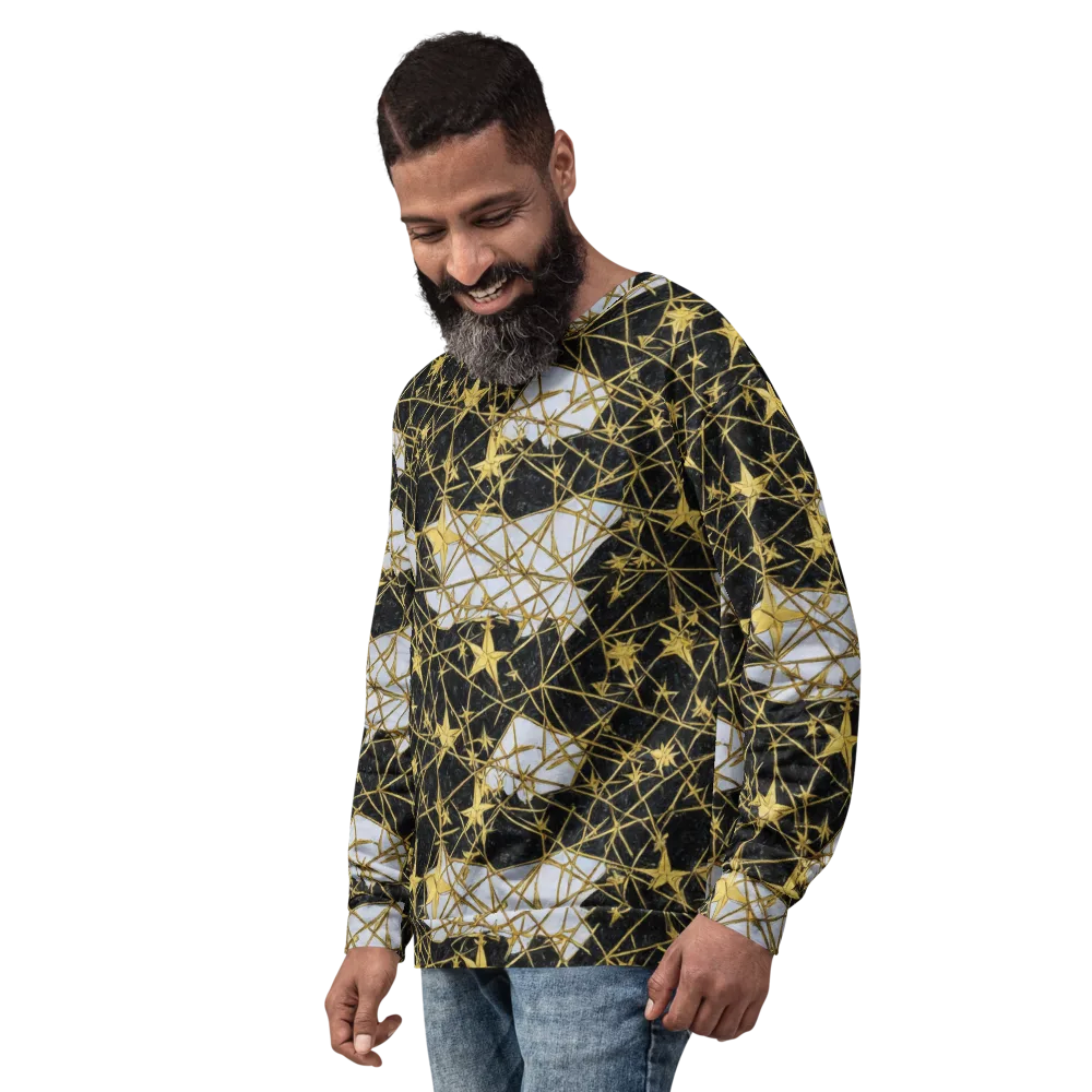 Gilded Thorn on Sweatshirt — Left Front