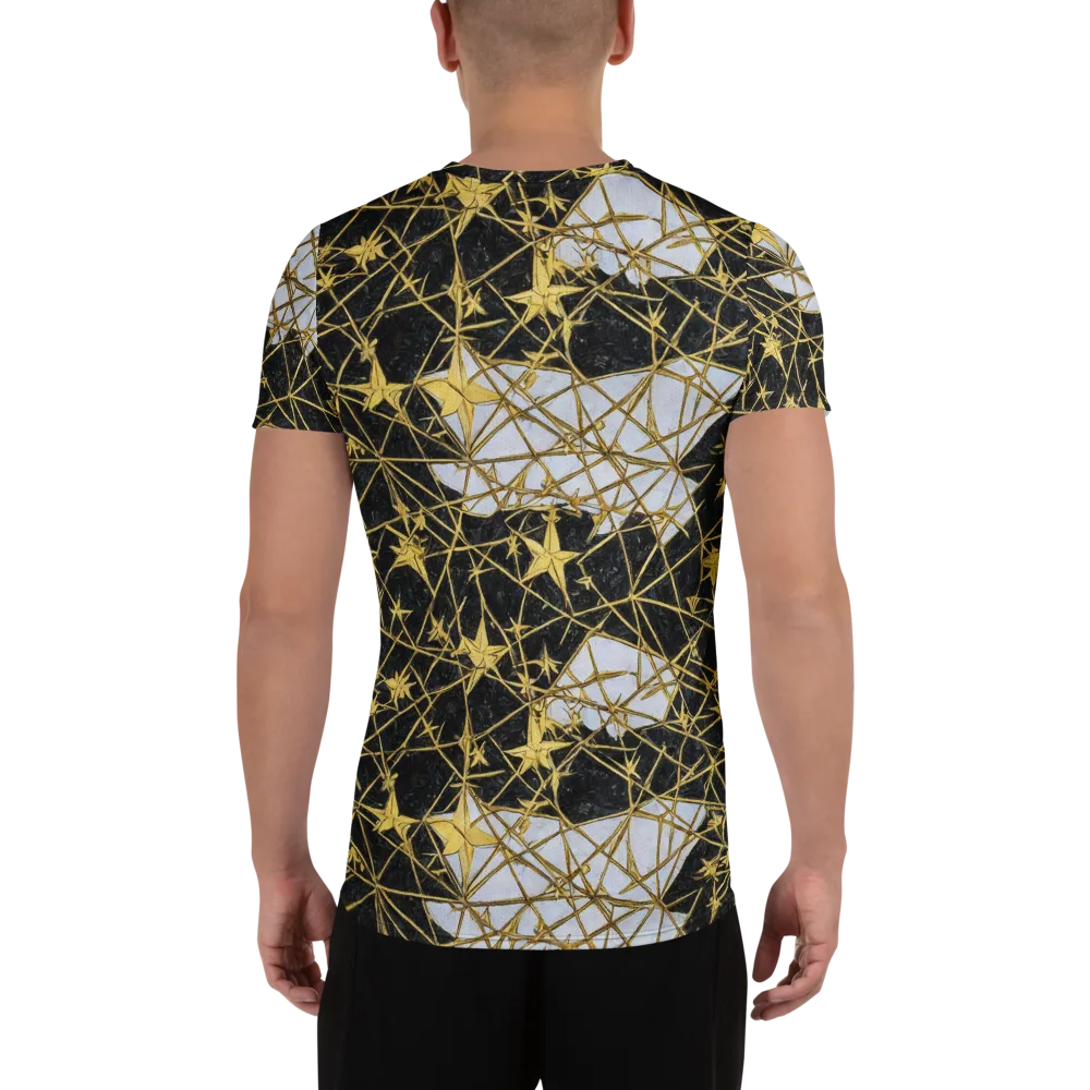 Gilded Thorn on Men's Athletic T-Shirt — Back