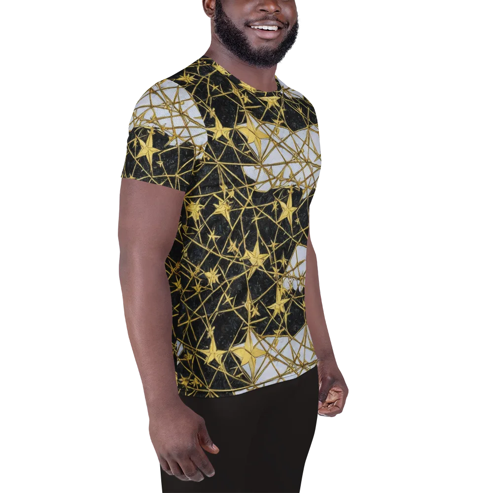 Gilded Thorn on Men's Athletic T-Shirt — Right