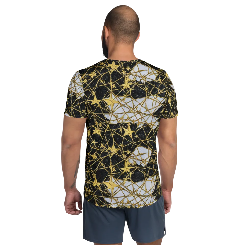 Gilded Thorn on Men's Athletic T-Shirt — Back