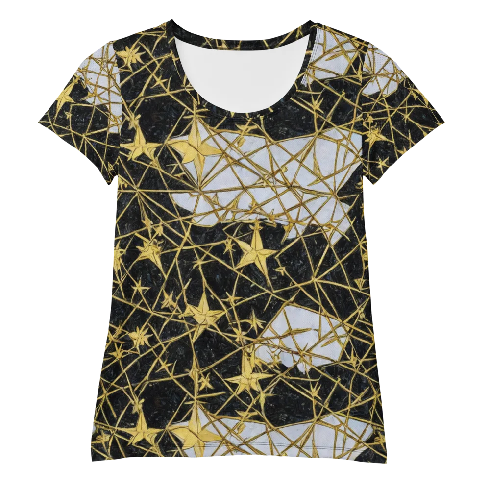 Gilded Thorn on Women's Athletic T-Shirt — Front