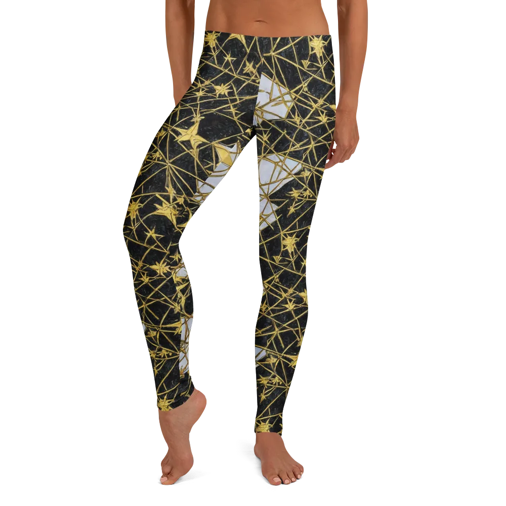 Gilded Thorn on Leggings — Front