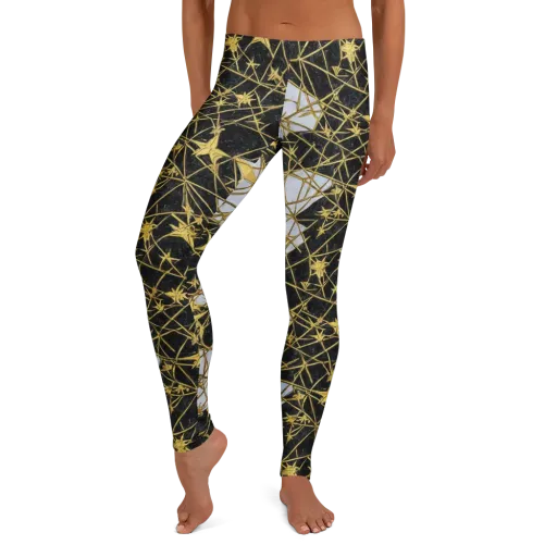 Gilded Thorn on a Leggings