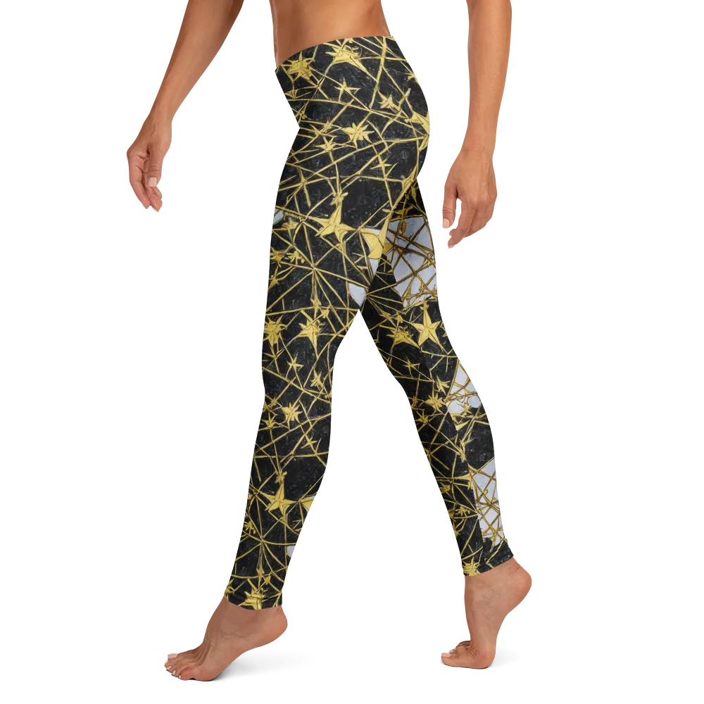 Gilded Thorn on Leggings — Left