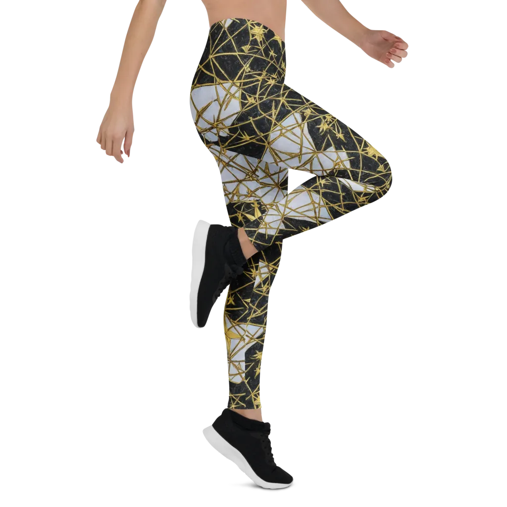 Gilded Thorn on Leggings — Right