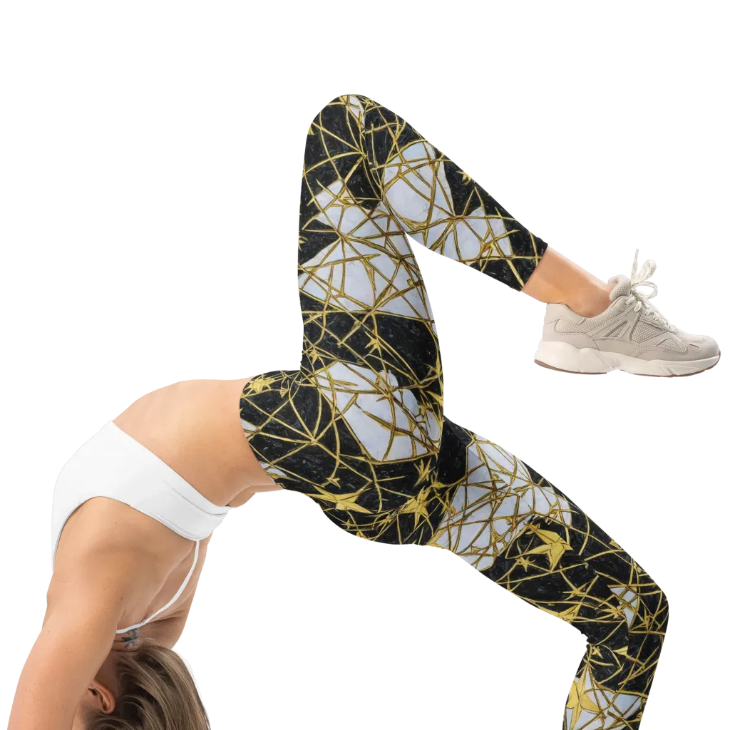 Gilded Thorn on Leggings — Right