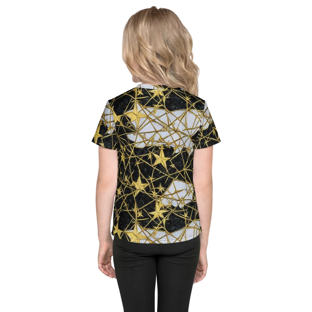 Gilded Thorn on Kids Crew Neck T-Shirt — Back