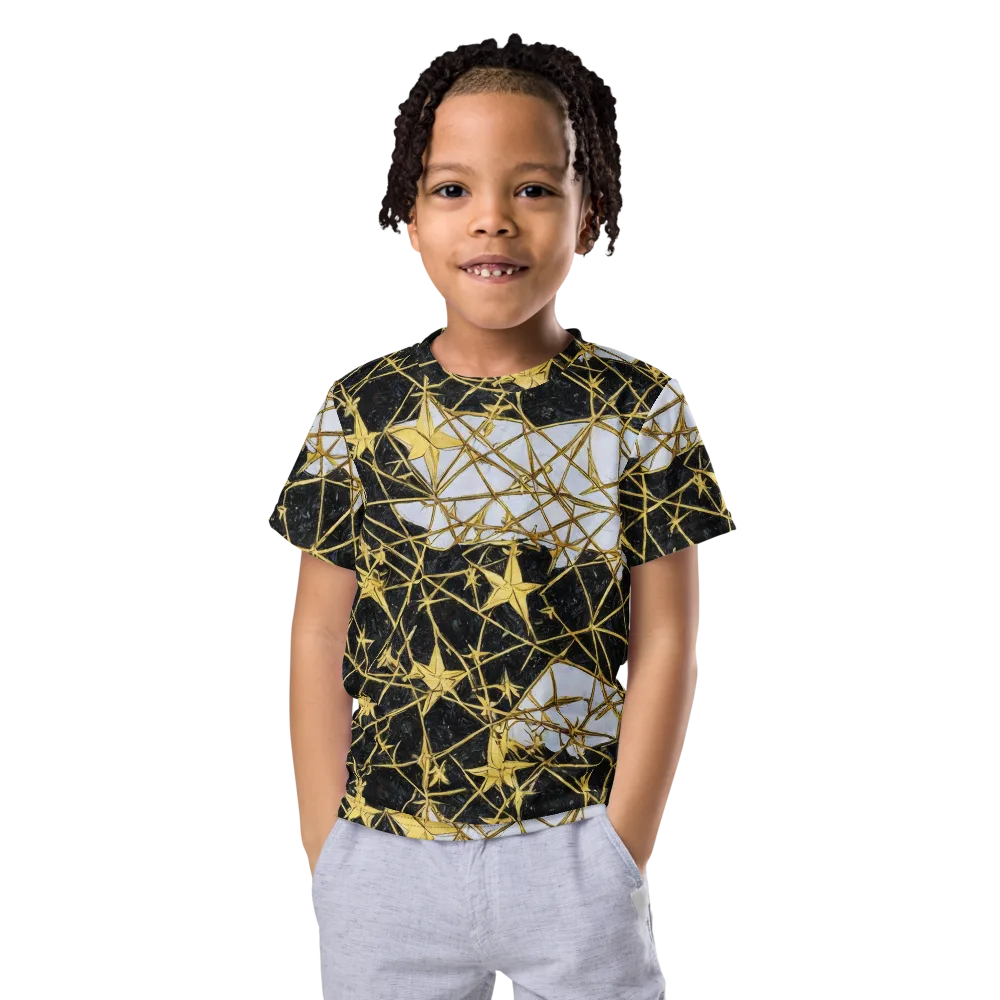 Gilded Thorn on Kids Crew Neck T-Shirt — Front