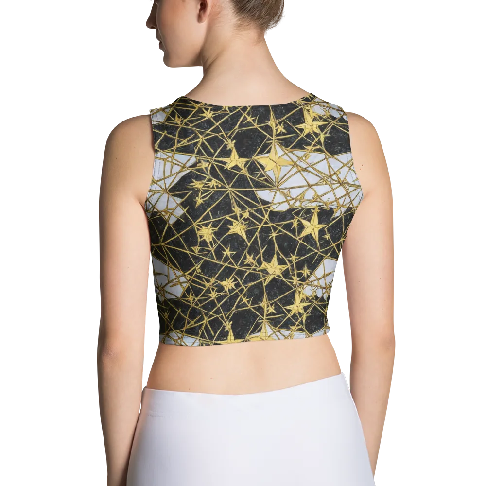 Gilded Thorn on Crop Top — Back